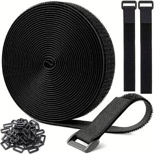 Correa de Velcro de Liberación Rápida de 25 mm de Ancho con Hebilla de Plástico Resistente, Ideal para Uso Frecuente y Reutilización - Product Image 2