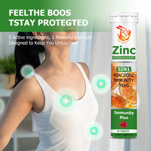 Tabletas de Zinc con Vitamina Natural OEM ODM, Tabletas de Zinc de Disolución Rápida con Miel de Manuka Australiana, Suplementos Dietéticos - Product Image 2