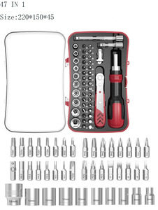 Conjunto de brocas de chave de fenda multifuncional kit de ferramentas manuais de reparo magnético com 13 em 1 brocas de chave de fenda - Product Image 3