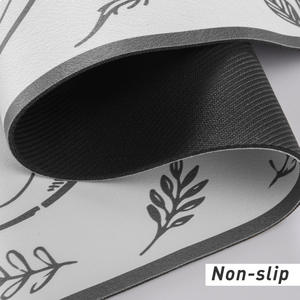 Tapis de comptoir de cuisine moderne rectangulaire en PVC absorbant l'eau et à séchage rapide pour vaisselle, tasses, bols, assiettes, set de table - Product Image 3