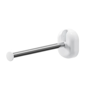Cintre en plastique rotatif simple et support de rangement pour serviettes Crochet de salle de bain étanche Aucune installation de perceuse requise - Product Image 1