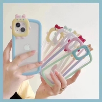 Nouveauté Coque de téléphone transparente en acrylique Anime Accessoires Housse arrière pour Iphone 11 12 13 14 15 16 17 18 Pro Max