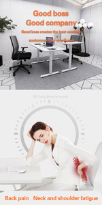 Ergonomic hiện đại tối giản văn phòng nhà chuyển đổi điện có thể điều chỉnh chiều cao kim loại bàn máy tính với tính năng mở rộng - Product Image 3