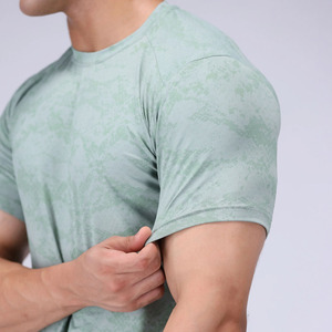 Moisture Wicking Breathable Eco-Friendly O-Neck Canvas Fabric Short Sleeve <b>Men</b> Summer Daily Wear High Quality Cotton T-Shirts - Product Image 6