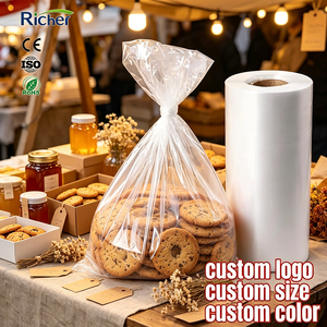 Food Grade HDPE Pastry <b>Bag</b> Roll Grease Resistant Bakery <b>Bags</b> on Roll for Croissant Cookies Confectionery - Product Image 1