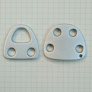Collier de chien laisse harnais 7075 aluminium D-ring O-ring Triangle ajusteur diapositives glissières échelle boucle matériel accessoires - Product Image 3