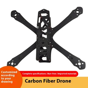 Welltop Model 001 Custom Map-Carbon Fiber CNC Finishing Board for <b>Drone</b> Accessories Nonwoven Industry Processing Made in China - Product Image 5