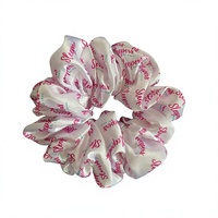 FAMA BSCI Factory, faible MOQ, XL, logo personnalisé, chouchous en satin de polyester doux et écologique, OEM ODM, accessoires capillaires unisexes