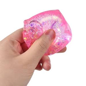 Aurora Maltose Simulated Tofu Small Ice <b>Cubes</b> Anti-Stress Slow Rebound Polar Light Colorful Pinch Music Squeeze Toy Outdoor Toys - Product Image 5
