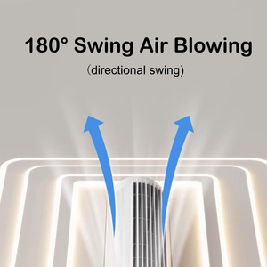 Ventilatore da Soffitto a Scomparsa di Lusso dal Design Moderno con Luce LED Intelligente e Telecomando per Arredare Stanze o Hotel - Product Image 5