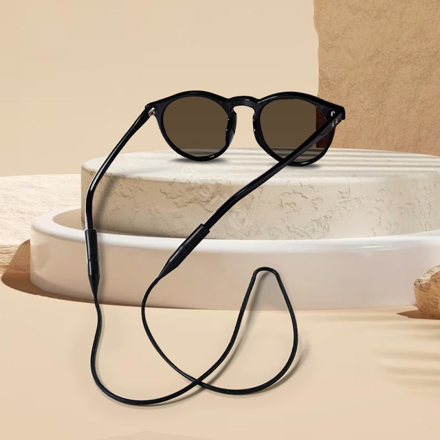 New Design Silicone Glasses Strap Adjustable Eyeglass Holder with Dual Hole Design Perfect for Sports, Reading, and Daily Use