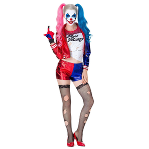 Ropa de mujer porque uniforme Sexy conjunto completo ropa de Carnaval película Suicide Squad Harley Quinn disfraz - Product Image 3