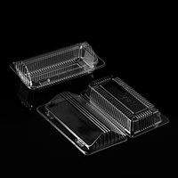 Boîtes d'emballage pour pâtisseries chinoises écologiques, vente en gros, boîtes transparentes pour tartes, gâteaux, boulangerie, contenants jetables pour la préparation des repas