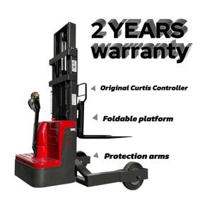 Apilador de elevación <span class=keywords><strong>manual</strong></span> hidráulico con pata a horcajadas 1000kg 2200lbs 63 pulgadas 1,6 M Apilador <span class=keywords><strong>manual</strong></span> hidráulico a horcajadas - Product Image 2