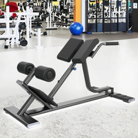 Équipement de musculation professionnel Banc romain en métal réglable avec cadre d'étirement du dos pour la musculation Entraînement de levage de poids