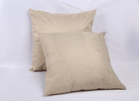 Housse de coussin imprimé pour la chambre, taie d'oreiller en lin blanc Sublimation, 100% Polyester, mélange