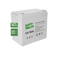 Batterie plomb-acide scellée sans entretien Agm 12v 50ah à haut rendement
