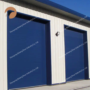 Puerta automática de persiana enrollable de tienda industrial de acero comercial a prueba de viento - Product Image 2