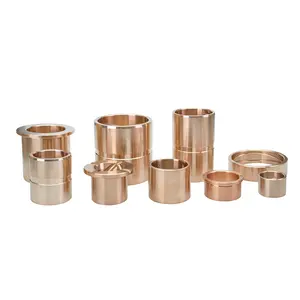 批发定制油槽黄铜轴套青铜衬套定制青铜材料和油槽样式根据需要。