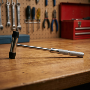 SUNTOOLS/STIPL 435D Martillo de Acero Inoxidable de Forma Irregular con Cabeza de Goma en Ambos Lados, Herramienta para Hacer Joyas - Product Image 6