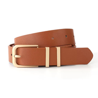 Ceinture en cuir PU classique et rétro pour femme, à boucle ardillon réglable, durable, pour usage multi-scènes, pour acheteurs mondiaux de vêtements