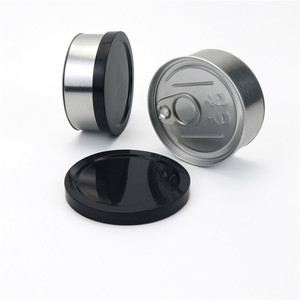 Wholesale Custom Tinplate Metal <b>Boxes</b> Round Shape Candy Storage Jar - Product Image 1