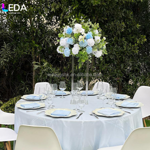 LEDA Moderno Soporte de Flores de Cristal Transparente en Oferta, Decoración de Boda, Soporte de Flores Acrílico, Centros de Mesa para Bodas - Product Image 2