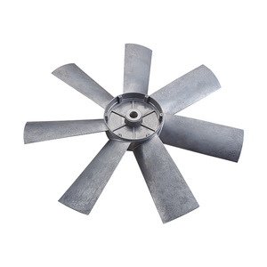 Top Cup Metal Aluminum Alloy Fan Blades Die Casting 7 Blade Axial Flow Fan Impeller For Metallurgy Ventilation - Product Image 1