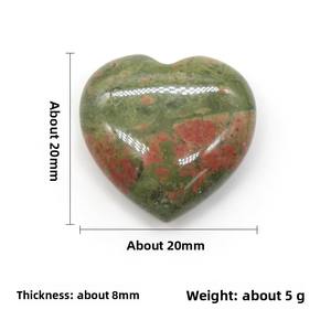 Pierres précieuses en quartz naturel de 20 mm en gros, cristal semi-précieux, améthyste, bijoux, <span class=keywords><strong>pierre</strong></span> de guérison, artisanat, chakra, cœur - Product Image 5