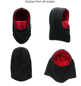 Nouvelle mode, balaclava d'hiver, couvre-visage thermique pour enfants et femmes, masque de ski, capuche en polaire, écharpe, bonnet, usage quotidien, temps froid, polyester - Product Image 3