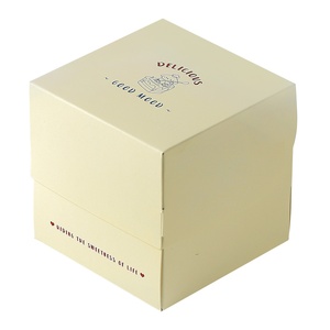 Mini Cake Packaging Box Base Tray 2/3-inch Dessert Slices for <strong>Basque</strong> Baked Goods French Pastriesdisposable Takeaway Container - Product Image 5