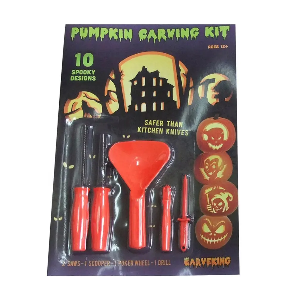 Halloween Deluxe pumpkin carving tool kits