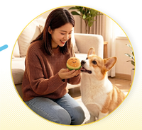Jouet en peluche pour chien, jouet pour animaux de compagnie en forme de hamburger résistant aux morsures, jouet pour animaux de compagnie pour soulager l'ennui et apporter du confort aux chiens de taille moyenne et grande, vente en gros