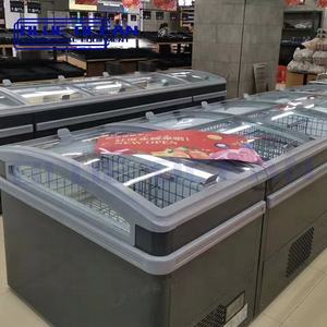 Pantalla de puerta de vidrio Low-E de alta calidad para congelador de Isla de supermercado temperatura única al por mayor <span class=keywords><strong>barato</strong></span> - Product Image 5