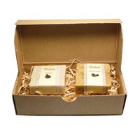 SUNSHINE Boîte de papier à savon écologique Boîte supérieure inférieure Petit savon de voyage Soins du corps Boîte cadeau à fleurs avec fenêtre ronde