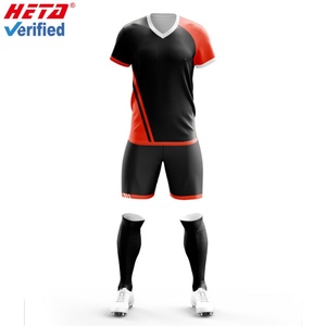 ชุดฟุตบอลพิมพ์ลายดีไซน์ใหม่สำหรับผู้ชาย เสื้อฟุตบอลระบายอากาศ กางเกงขาสั้น ชุดฟุตบอลแบบซับลิเมชั่น - Product Image 2