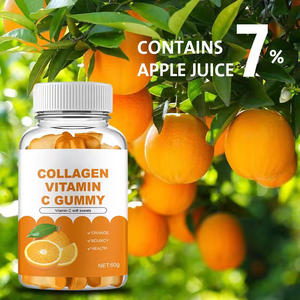 ויטמין C קולגן גומי להבהרת העור, זוהר וקורן, תוסף תזונה לנשים לשיפור השיער, העור והציפורניים - Product Image 5