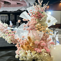 Tissu plissé transparent en gros pour la décoration de mariages, événements, fêtes, anniversaires, toiles de fond et arrangements floraux artificiels