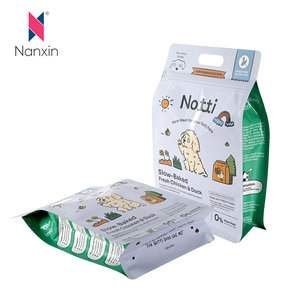 ถุงฟอยล์อลูมิเนียมแบบก้นแบนสำหรับอาหารสัตว์เลี้ยง ขนาด 10 กก. 20 กก. 50 กก. พร้อมซิปเลื่อนและข้างขยายสำหรับบรรจุภัณฑ์อาหารสัตว์เลี้ยง - Product Image 5