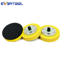 EVERTOOL 75mm 5/16 UNF PSA Schleifunterlage, 3-Zoll Luftschleifer-Schleifpad mit Geringer Vibration und Perfekter Balance