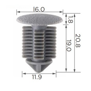 0aa008 Clip xe đặt nhựa clip tự động cho người lưu giữ - Product Image 6