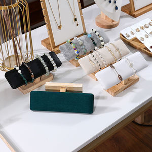 Expositor de Joyería de Madera para Venta al por Mayor y Menor, Bandeja y Soporte para Pulseras, Colgantes y Collares, para Tiendas y Cajas de Joyería - Product Image 4
