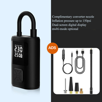 High Quality ABS Material Car Tyre Air Pressure Pump Portable Mini Automatic LED Digital Wireless Inflator Battery Powered