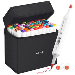 60 pennarelli <span class=keywords><strong>di</strong></span> arte <span class=keywords><strong>a</strong></span> colori pittura da te da colorare <span class=keywords><strong>a</strong></span> doppia testa <span class=keywords><strong>di</strong></span> Design <span class=keywords><strong>serie</strong></span> classica <span class=keywords><strong>marcatori</strong></span> <span class=keywords><strong>di</strong></span> alcol per artisti adulti bambini - Product Image 1