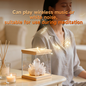 Multifunctional White Noise Machine Wireless Speaker <b>Display</b> <b>Case</b> Gift Night Light for Bedroom Home Decor Collectibles Showcase - Product Image 4