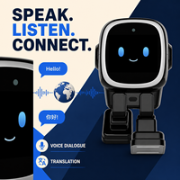 Desktop-KI-Roboter mit Berührungsinteraktion und Videoanruffunktion Erhältlich in Schwarz oder Weiß Ideales Weihnachtsgeschenk für Kinder