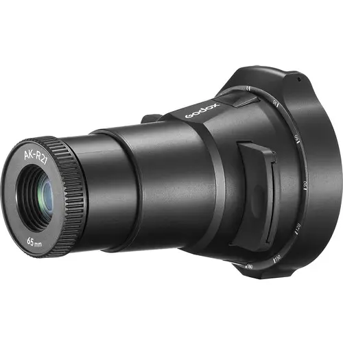 Godox AK-R21 chiếu tập tin đính kèm ống kính vòng đầu Fresnel đầu trượt Kit cho Godox ad200pro ad100pro V1 Flash LC30 ML30 ánh sáng