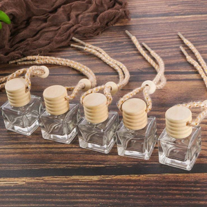 ขวดแก้วทรงสี่เหลี่ยมสำหรับน้ำหอมปรับอากาศ Aroma Therapie Bz039 พร้อมฝาไม้และเชือก ขนาด 10 มล. พิมพ์ลายสกรีนสำหรับใช้ในบ้าน - Product Image 6