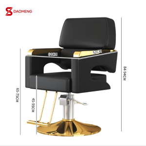 Salon Hairdressing Chair Hydraulic Pump Chair <b>Dyeing</b> Chair Stylists Height Adjustable <b>Leather</b> Beauty Salon Chair for Barber - Product Image 5