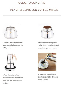 <span class=keywords><strong>Caffettiera</strong></span> <span class=keywords><strong>Moka</strong></span> in Acciaio Inox per Piano Cottura con Manico Effetto Legno - Product Image 6